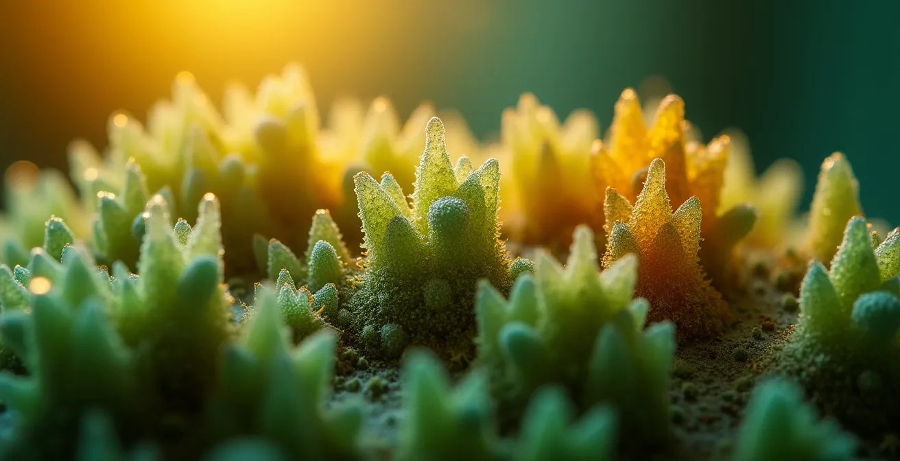 Évolution moléculaire du CBD en CBN avec le temps